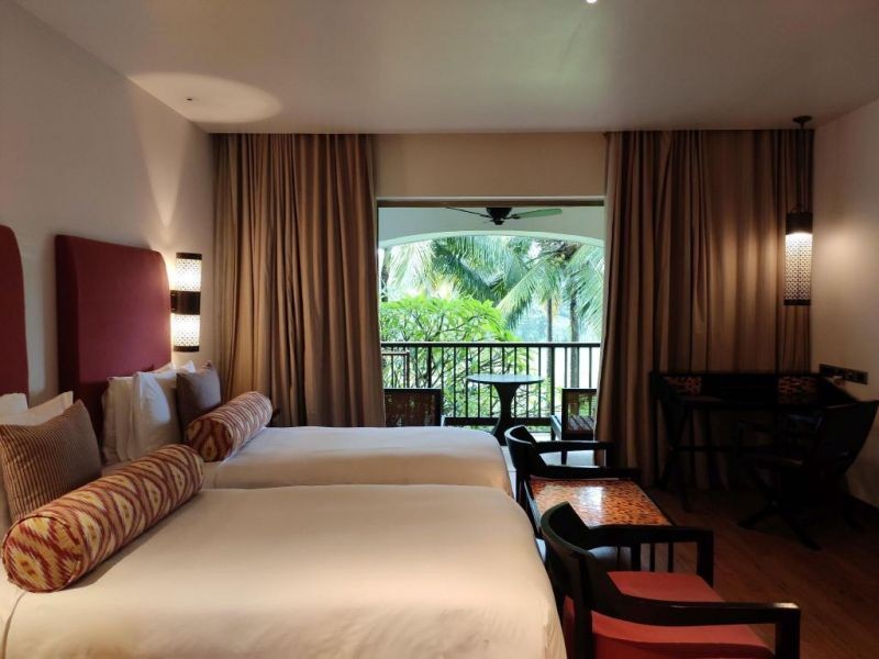 room with balcony