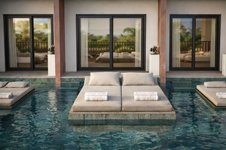 deluxe shallow pool