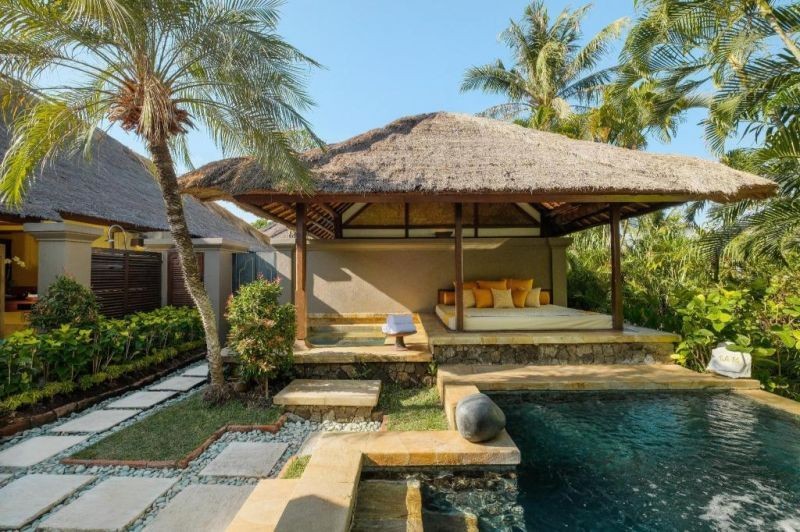 courtyard villa with pool