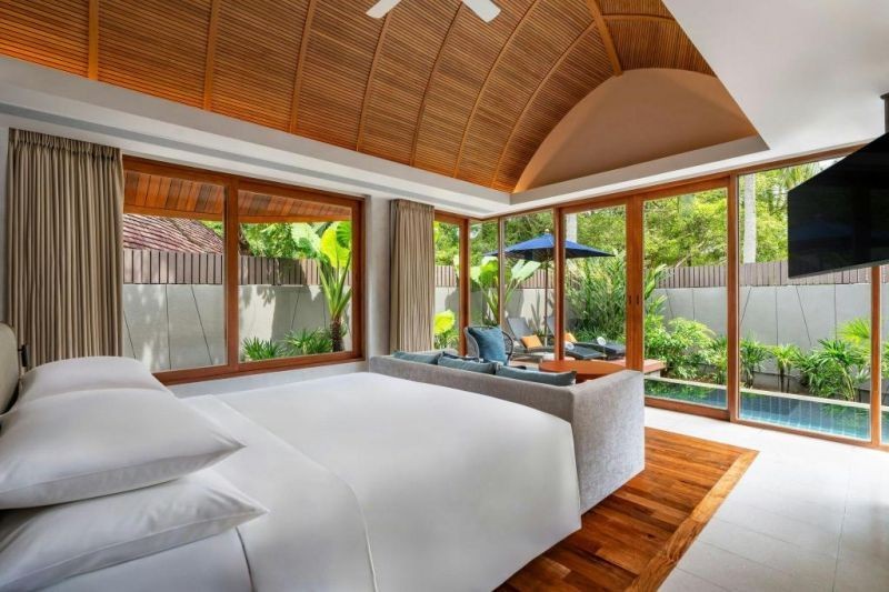 1 bedroom villa garden view