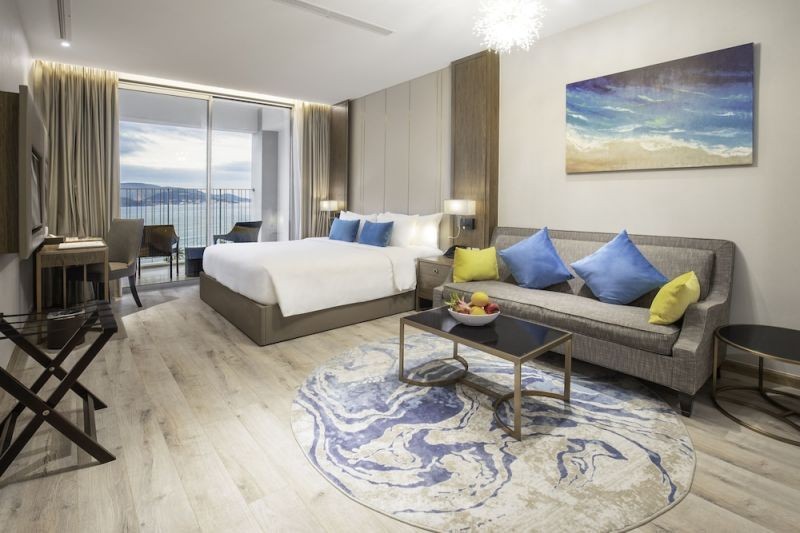 family ocean view with balcony