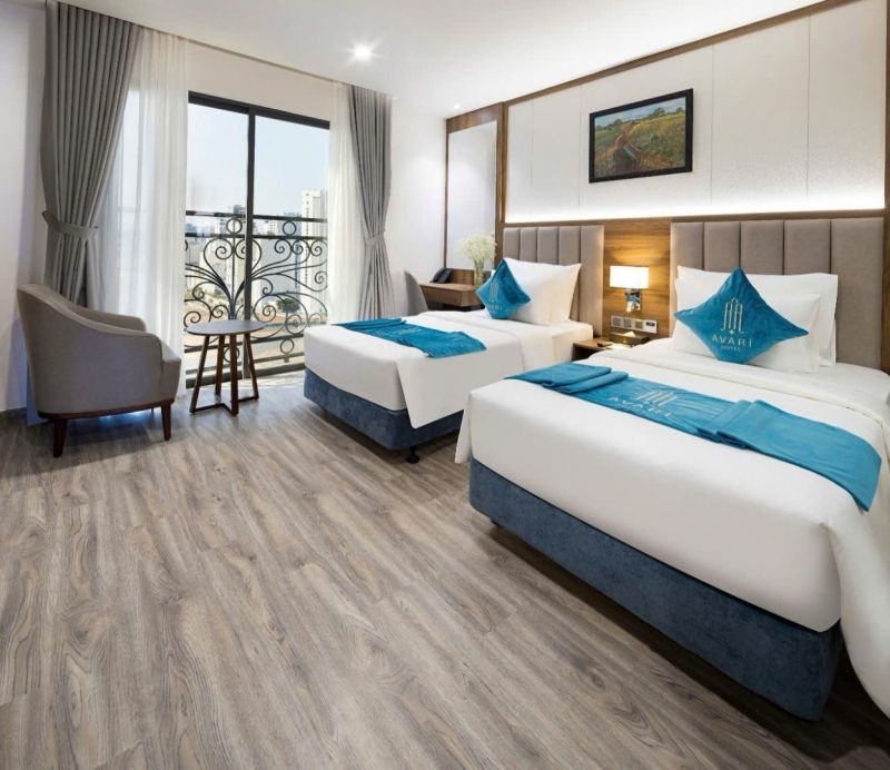 deluxe partial sea view triple