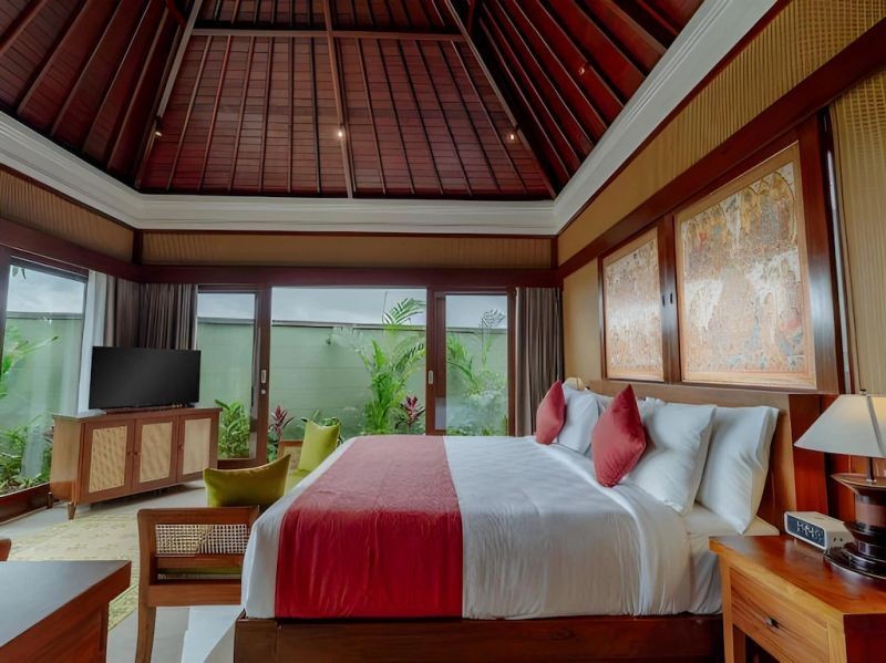 1 bedroom villa rice field view