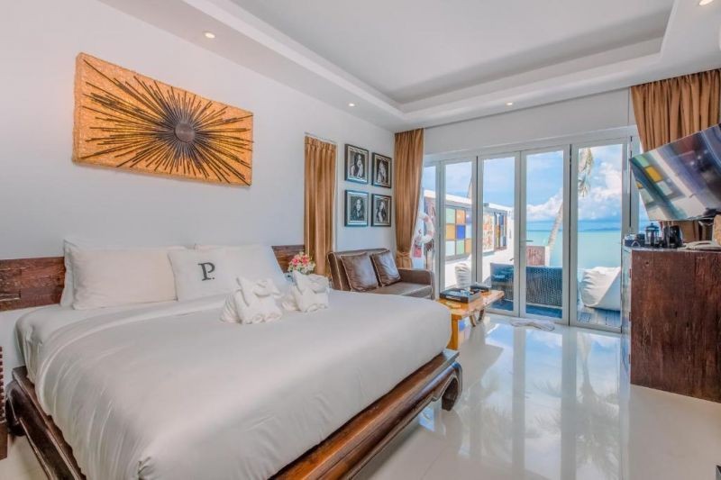 beachfront pool villa