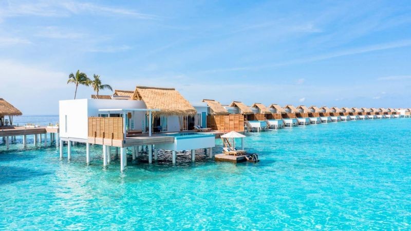 superior water villa with pool