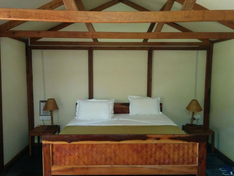 wooden deluxe cottage