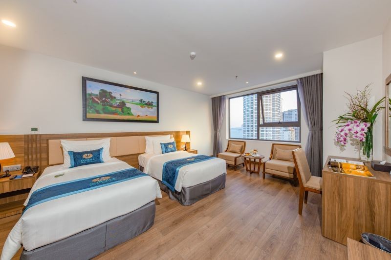 deluxe partial sea view