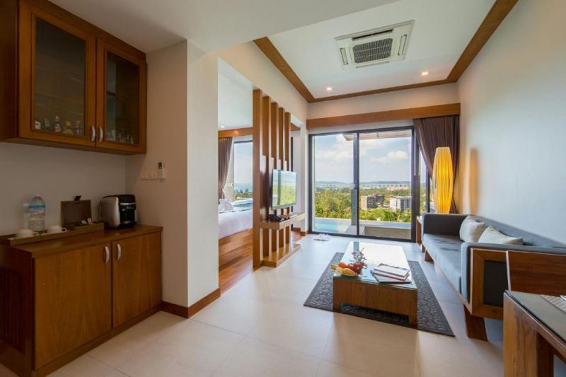 pool villa sea view