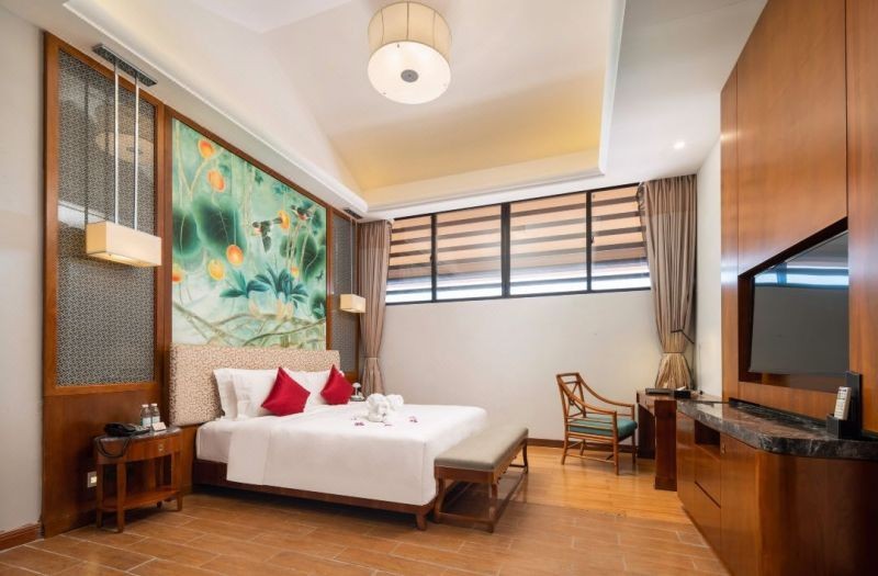 duplex suite with two bedroom and one living room