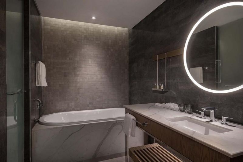deluxe room pool view (two double beds & yas theme park access)
