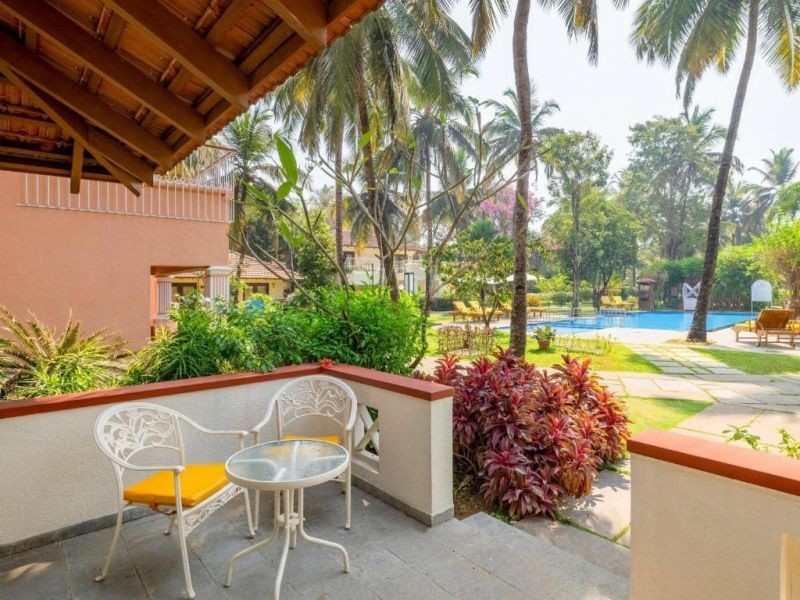 boutique villa pool view