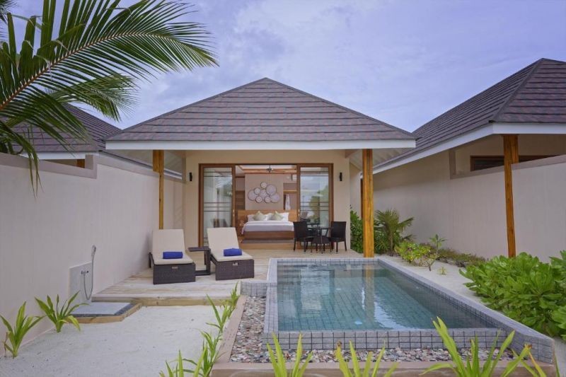 beach pool villa
