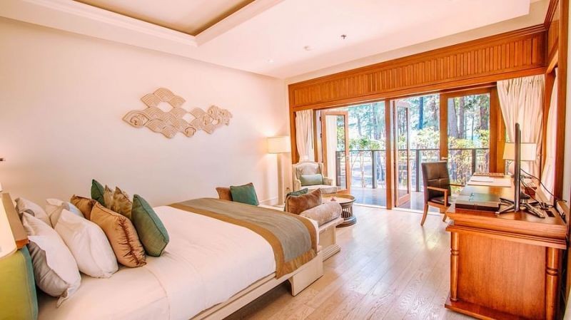 2 bedroom beachfront pool villa