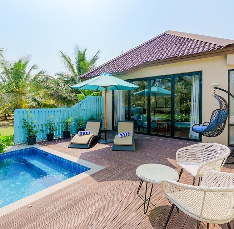 one bedroom villa with plunge pool