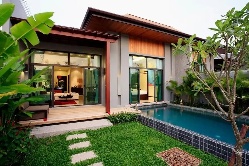 TWO VILLAS HOLIDAY - ORIENTAL STYLE NAIHARN BEACH